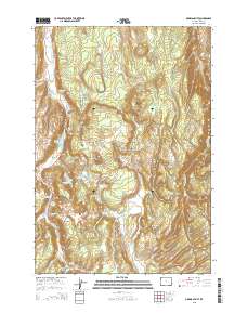 2015 Map of Obsidian Cliff, 2015 Print
