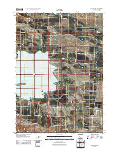 2012 Map of Ocean Lake, 2012 Print
