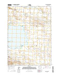 2015 Map of Ocean Lake, 2015 Print