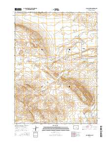 2015 Map of Oil Mountain, 2015 Print