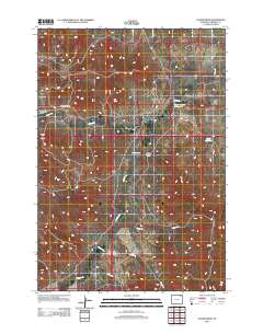 2012 Map of Oliver Draw, 2012 Print