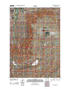 2012 Map of Oregon Basin, 2012 Print