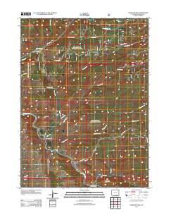 2012 Map of Overlook Hill, 2012 Print