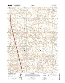 2015 Map of P O Ranch, 2015 Print