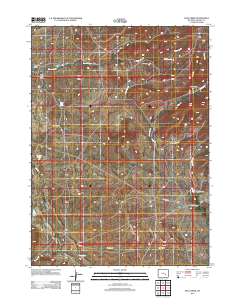 2012 Map of Pass Creek, 2012 Print