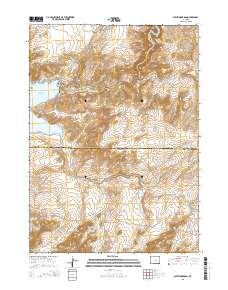 2015 Map of Pathfinder Dam, 2015 Print