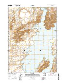 2015 Map of Pathfinder Reservoir NW, 2015 Print