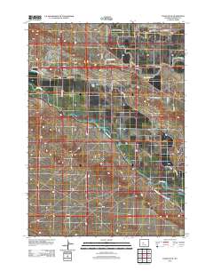 2012 Map of Pavillion SE, 2012 Print