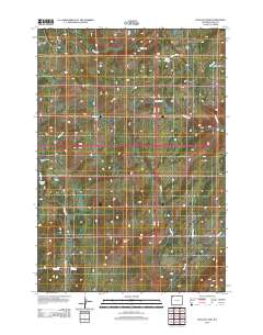 2012 Map of Pelican Cone, 2012 Print
