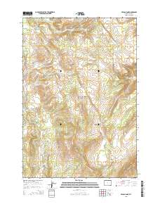 2015 Map of Pelican Cone, 2015 Print