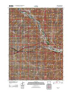 2012 Map of Peru, 2012 Print