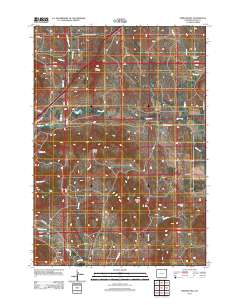 2012 Map of Pfeiffer Hill, 2012 Print