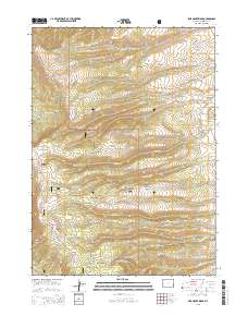 2015 Map of Pine Grove Ridge, 2015 Print