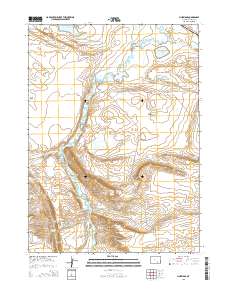 2015 Map of Pine Ridge, 2015 Print