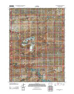 2012 Map of Pine Tree Ridge, 2012 Print