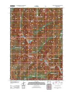 2012 Map of Pinnacle Mountain, 2012 Print