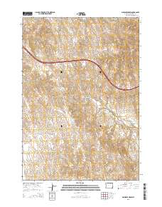 2015 Map of Ploessers Draw, 2015 Print