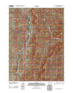 2012 Map of Point of Rocks SW, 2012 Print