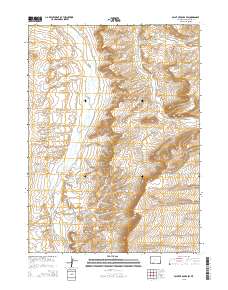 2015 Map of Point of Rocks SW, 2015 Print