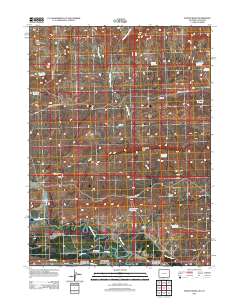 2012 Map of Poison Basin, 2012 Print