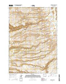 2015 Map of Poker Butte, 2015 Print