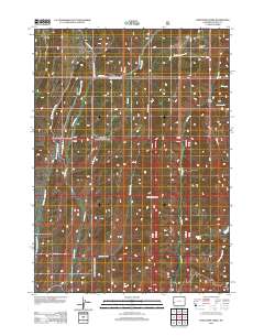 2012 Map of Porcupine Creek, 2012 Print