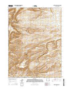 2015 Map of Potter Mountain, 2015 Print