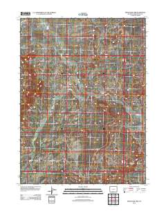 2012 Map of Prehistoric Rim, 2012 Print