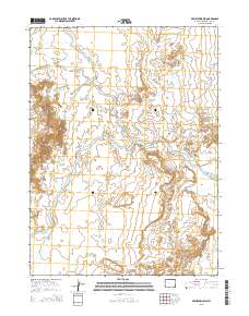 2015 Map of Prehistoric Rim, 2015 Print
