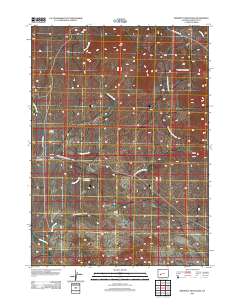 2012 Map of Prospect Mountains, 2012 Print