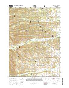 2015 Map of Prospect Peak, 2015 Print