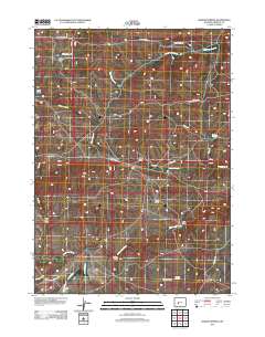 2012 Map of Radium Springs, 2012 Print