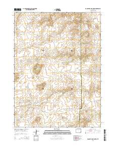 2015 Map of Ragged Top Mountain, 2015 Print