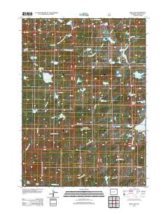 2012 Map of Raid Lake, 2012 Print