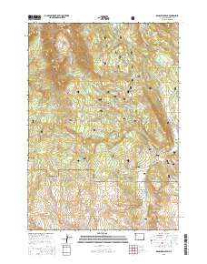 2015 Map of Ramshorn Peak, 2015 Print