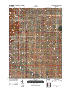 2012 Map of Rawhide Buttes East, 2012 Print