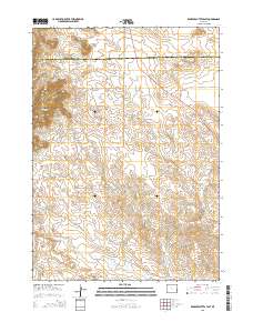 2015 Map of Rawhide Buttes East, 2015 Print