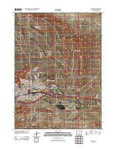 2012 Map of Rawlins, 2012 Print