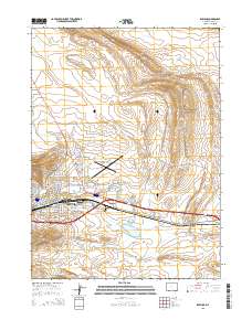 2015 Map of Rawlins, 2015 Print
