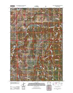2012 Map of Red Canyon Creek, 2012 Print