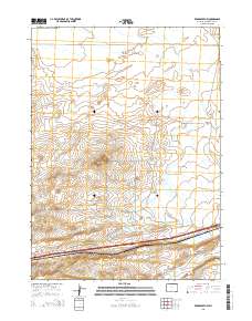 2015 Map of Red Desert NW, 2015 Print