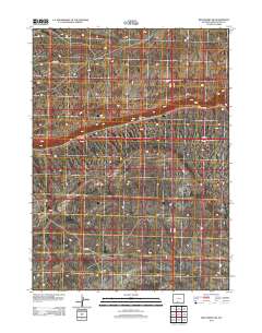 2012 Map of Red Desert SW, 2012 Print