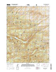 2015 Map of Red Mountain, 2015 Print