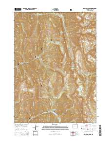 2015 Map of Red Top Mountain, 2015 Print