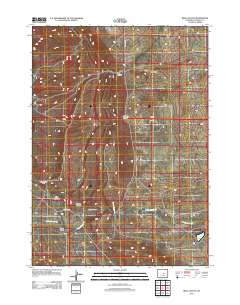 2012 Map of Reid Canyon, 2012 Print