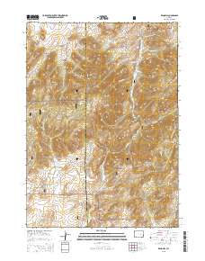 2015 Map of Reno Hill, 2015 Print