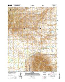 2015 Map of Rex Lake, 2015 Print
