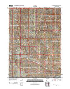 2012 Map of Roberson Creek, 2012 Print