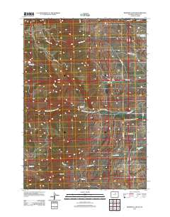 2012 Map of Robinson Canyon, 2012 Print