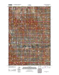 2012 Map of Rocky Butte, 2012 Print